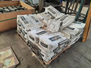 Pallet of 34x 25kg Bags of Shirmag Furnace Liner