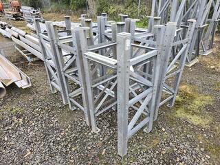 Galvanized Steel Frames 600x600x1400mm Bolted Construction