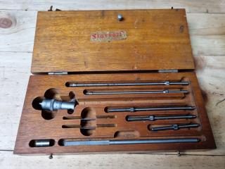 Starrett Solid Rod Inside Micrometer Set 124M