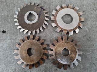 4 x Milling Machine Cutters