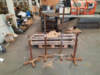 Assorted Lot of Industrial Material Stands