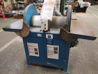 Industrial Twin Ended 620mm Diameter Disk Sander