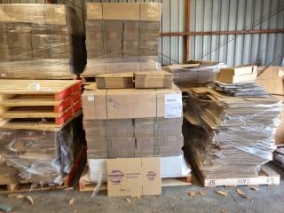 3 x Large Pallets of Cardboard Boxes