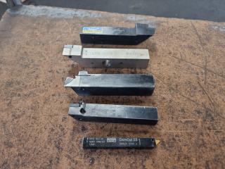 5 Assorted Lathe Turning Tools