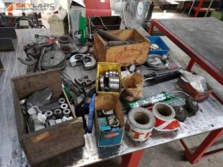 Assorted Lot of Industrial Machine Shop Parts & Components