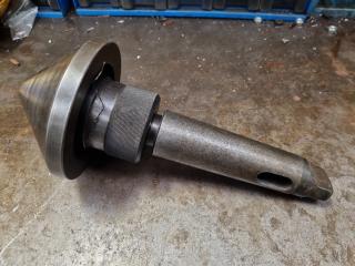 Lathe Live Centre w/ Morse Taper No.5 to No.4 Adapter.