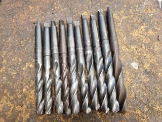 10 Morse Taper Drill Bits 