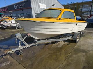 Marksply Fiberglass Boat on Trailer