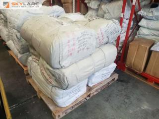 Pallet of 6 Bales of Patterned Polycotton Fabric