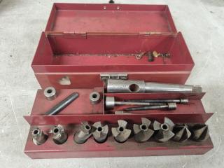 Mill Cutter Set with No.2 Tapered Mounting Shank