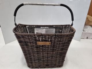 Basil Bremen Rattan Look KF Bike Basket