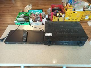 Yamaha Amp and DVD Player