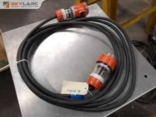 3-Phase Power Extension Cable, 6-Metre Length