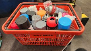 20 Assorted Spray Cans 
