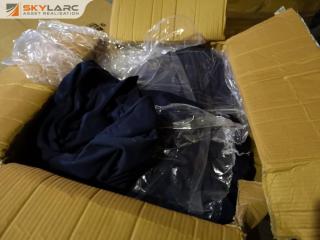 50x Plain Navy Blue T-shirts, Size XLarge, Bulk Lot