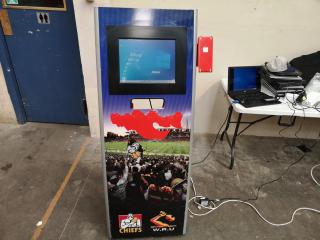 Mobile Retail Event Kiosk w/ LCD Touch Screen Monitor