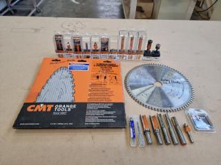 Assortment of CMT Orange Cutting Tools