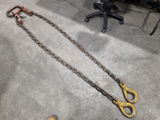 2-Leg Lifting Chain Assembly, 7.5 Ton Max Capacity