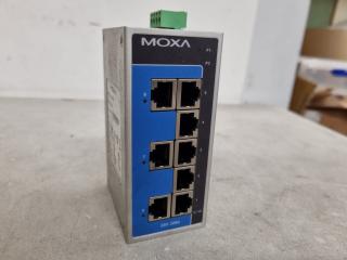 Moxa Industrial Unmanaged Ethernet Switch EDS-208A