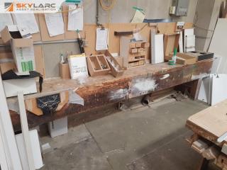 Workbench with Vise and Contents