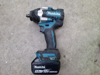 Makita 18V LXT Brushless 1/2" Drive Impact Wrench DTW700