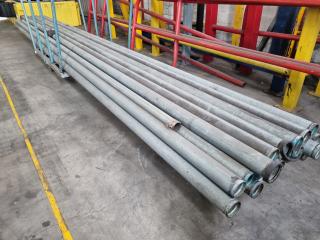 24x Galvanised Steel Pipes