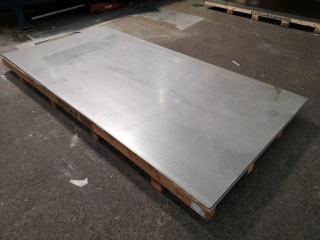 8x Galvanised Steel Sheets, 2440x1220x1.75mm Size