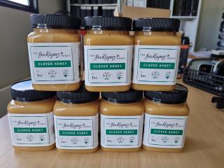 The Bee Keepers Clover Honey, 7x 1kg Jars