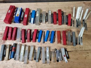 48x Assorted Milling Bits