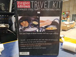 Ziegler & Brown Portable Grill Trivet Kit