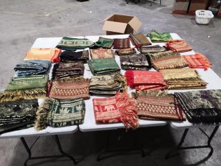 30x Assorted Asian Styled Table Cloths