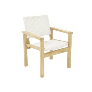 4 Seasons Verano Wicker Outdoor Dining Chair - Bone