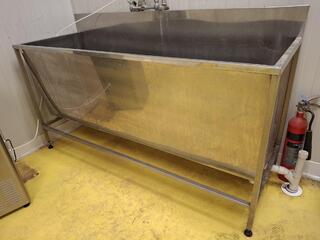 Stainless Steel Commercial Sink with Stand and Drain
