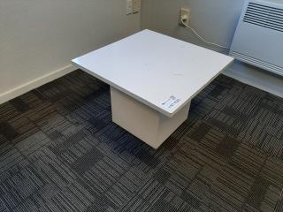 White MDF Coffee/Waiting Room Table