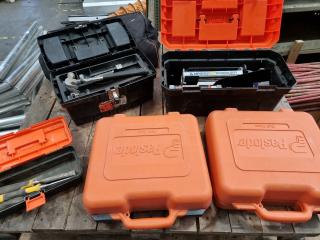 Tool Boxes, Cases, & Assorted Tools