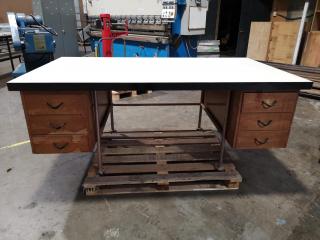 Vintage Executive Office Desk