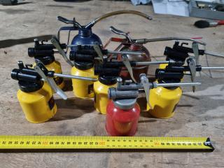 9x Assorted Small Oiling Pump Applicators