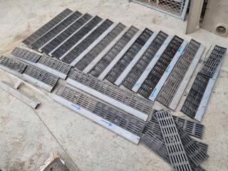 16x Stainless Steel Channel DraIn Grates
