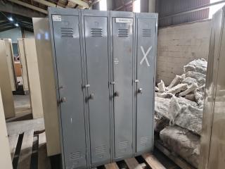 4 x Lockers