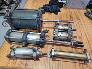 6x Assorted Pneumatic Rams