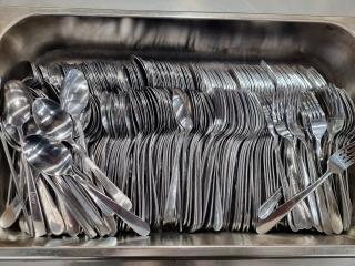 Stainless Steel Spoons & Forks, Bulk Lot