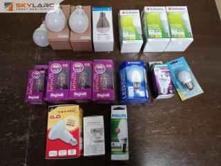 18x Assorted LED Bulbs, New