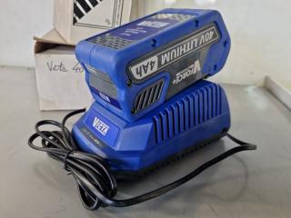 Victa 40V  4.0Ah Li-Ion Battery w/ Charger