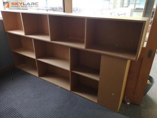 2x Custom MDF Storage Shelves for Workshop or Office