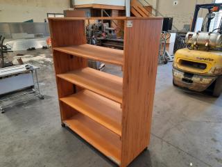 4 Shelf Mobile Shelving Unit