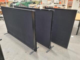 3x Office Divider Panels