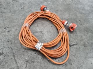 18 Meter 20Amp 250V 50Hz 3 Phase Extension Lead