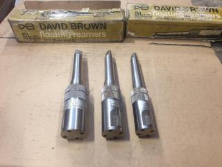 3 x David Brown Floating Reamers