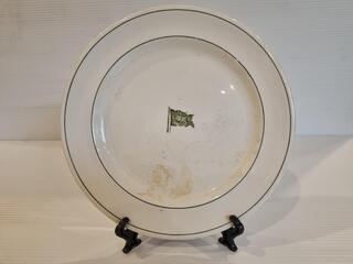 Antique Union Steamship Company 243mm dia Plate