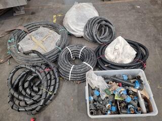 Assorted Flexable PVC Plastic Tubing + Connectors